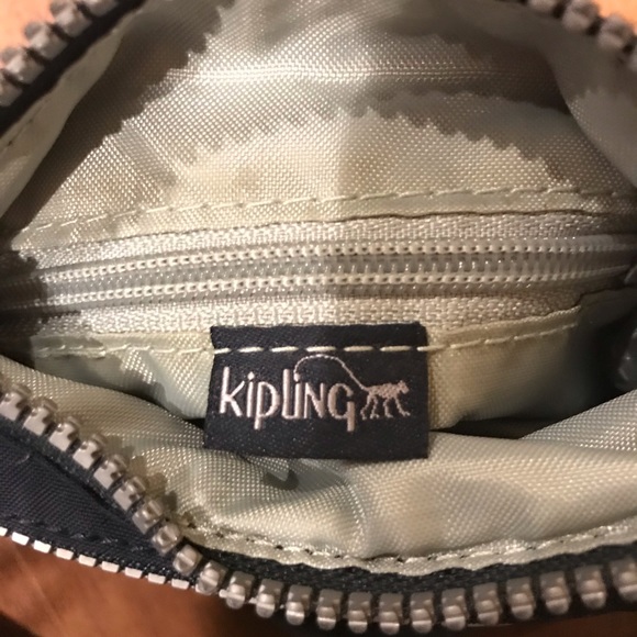 Kipling Dark Navy Blue 3 Zip Crossbody bag - Picture 4 of 4